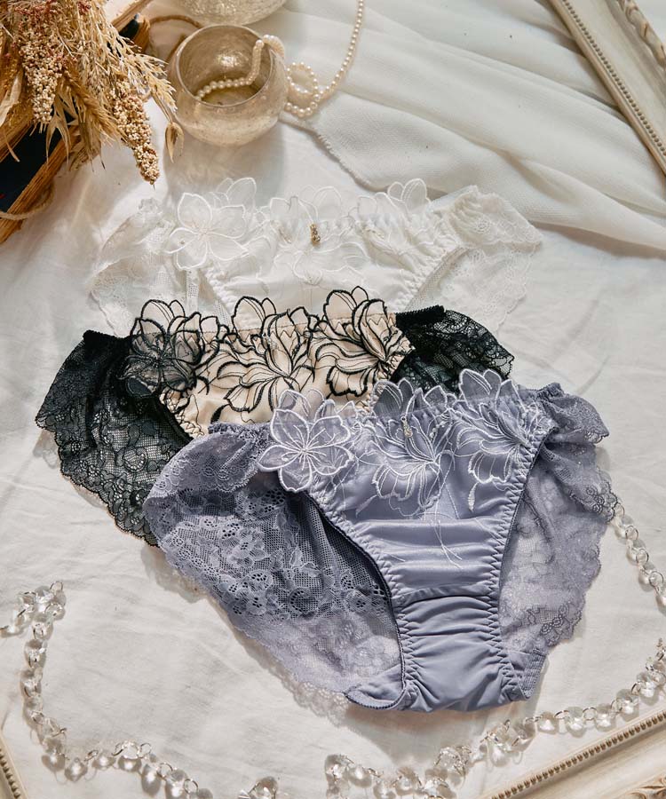 northerly】 エレガントコレクション2512デザインバックレースショーツ